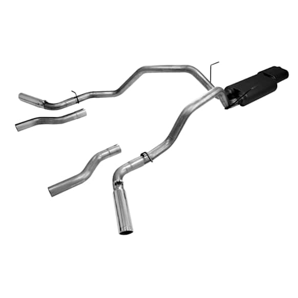 817425 Cat-Back Exhaust System, 4.7L, 8Cyl, Made of Stainless Steel, American Thunder Series