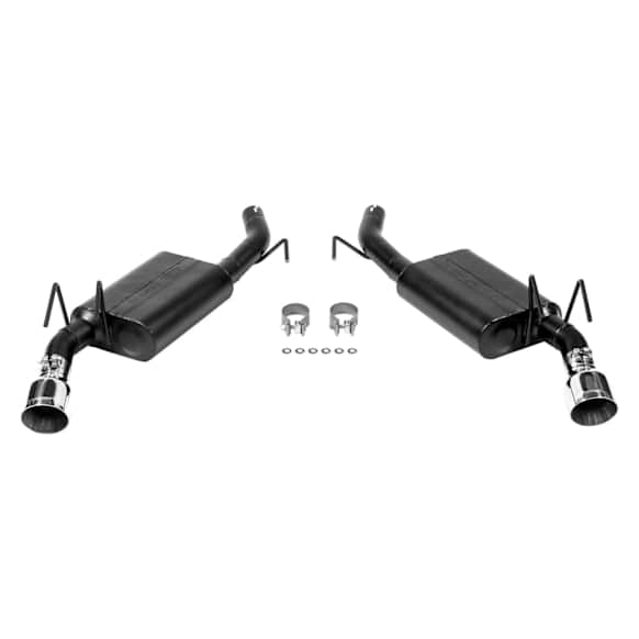 817483 Axle-Back Exhaust System, 3.6L, 6Cyl, Made of Stainless Steel, American Thunder Series