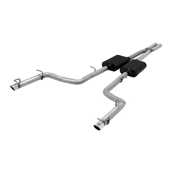 817658 Cat-Back Exhaust System, 5.7L, 8Cyl, Made of Stainless Steel, American Thunder Series