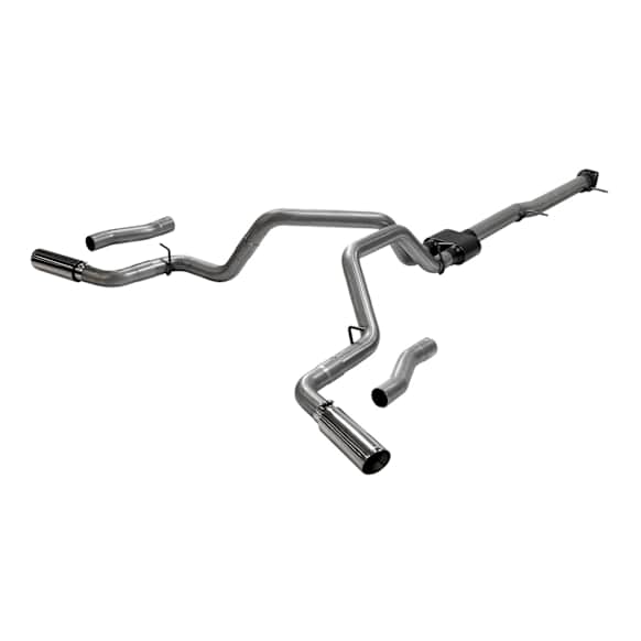 818112 Cat-Back Exhaust System, 6.6L, 8Cyl, Made of Stainless Steel, Outlaw Series