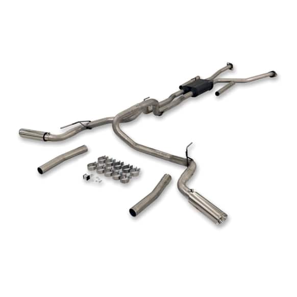 818140 Cat-Back Exhaust System, 3.4L, 6Cyl, Made of Stainless Steel, American Thunder Series