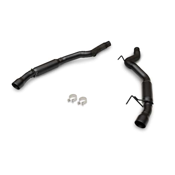 818160 Axle-Back Exhaust System, 2.3L, 4Cyl, Made of Stainless Steel, Outlaw Series