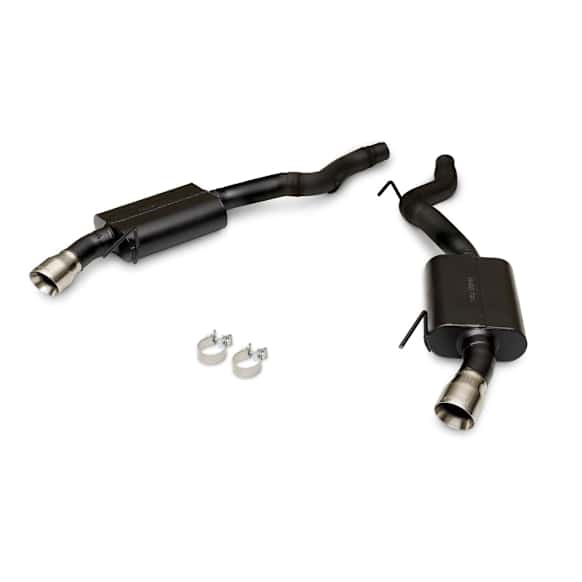818162 Axle-Back Exhaust System, 2.3L, 4Cyl, Made of Stainless Steel, American Thunder Series
