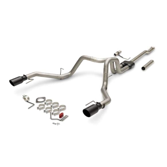 818168 Cat-Back Exhaust System, 3.5L, 6Cyl, Made of Stainless Steel, Outlaw Series