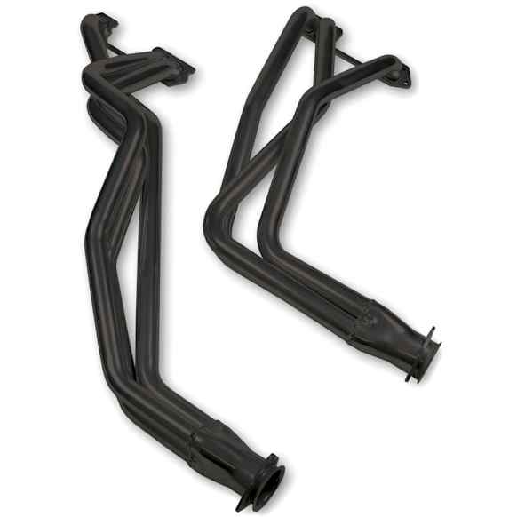 11510FLT Headers Long Tube, Painted Black, Made of Steel