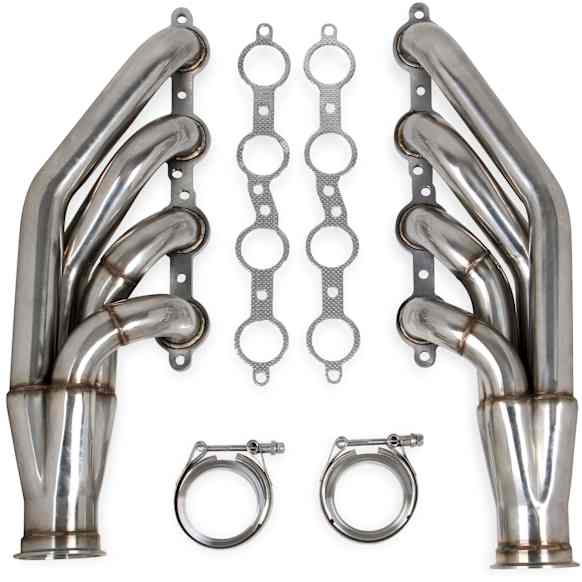 11540FLT Universal, Headers Natural Made of Stainless Steel