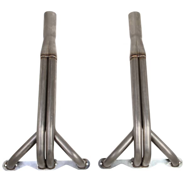 11545FLT Universal, Headers Natural Made of Stainless Steel