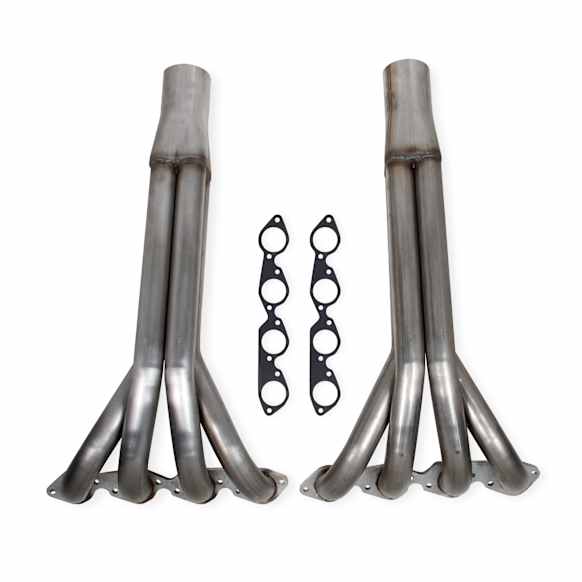 11551FLT Universal, Headers Upright Natural Made of Stainless Steel