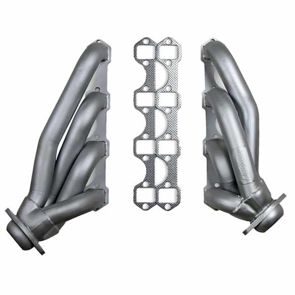 32138FLT Headers Shorty, Silver Ceramic Coated, Made of Stainless Steel