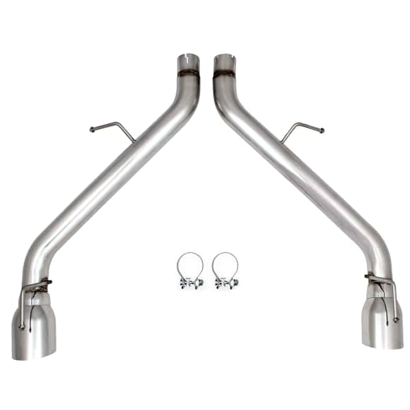 51605RFLT Axle-Back Exhaust System, Made of Stainless Steel, Super Street Series