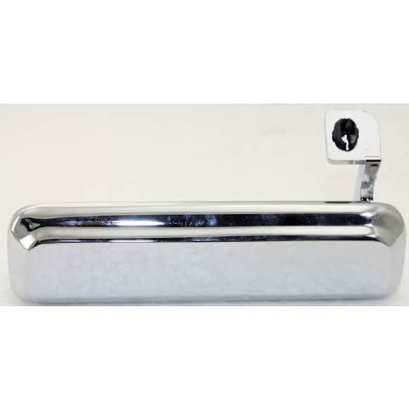 1981-1990 Ford Escort - Front, Driver Side Chrome Exterior Door Handle, Without Key Hole