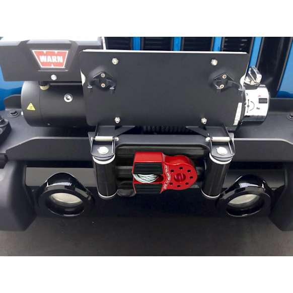 00050-01 Winch Link - Powdercoated red, Aluminum