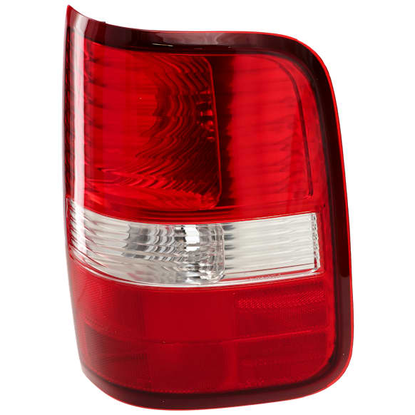 Passenger Side Tail Light, without Bulb, Halogen, Clear and Red Lens, Styleside, New Body Style, Production Date To August 8, 2005, Except H-Davidson Model