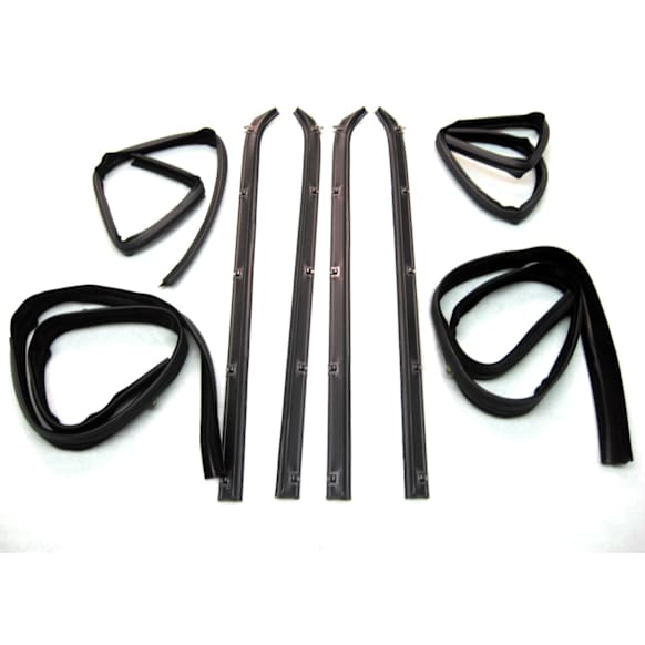 KD1002A Front, Driver and Passenger Side, Upper, Inner and Outer Weatherstrip Kit, Set of 8