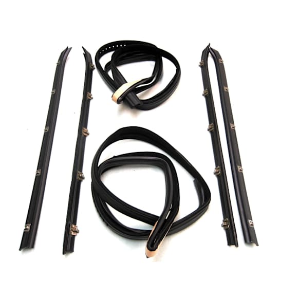 KG1008-6 Driver and Passenger Side, Upper, Inner and Outer Weatherstrip Kit, Set of 6