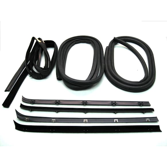 KG1008-8 Driver and Passenger Side, Upper, Inner and Outer Weatherstrip Kit, Set of 8
