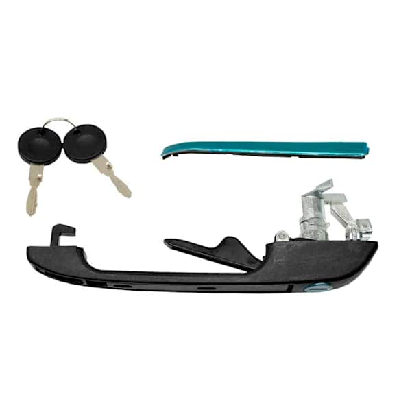 1988 Volkswagen Jetta - Front, Passenger Side Black Exterior Door Handle, With Key Hole, 4-Door
