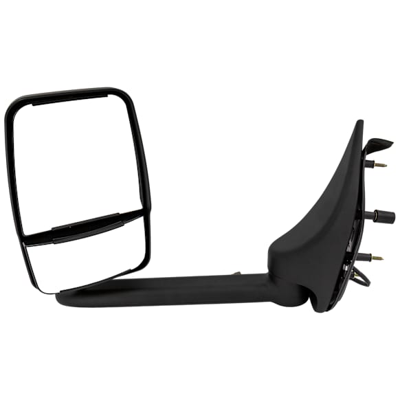 Driver Side Towing Mirror, Power Adjust, Non-Heated, Manual Folding, Paintable, No Signal Light, No Memory, No Puddle Light, No Auto-Dim, No Blind Spot Feature