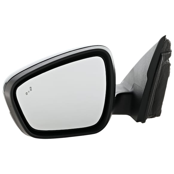 2022 Ford Escape - Driver Side Mirror, Power Adjust, Heated, Paintable, Manual Folding, No Signal Light, With Blind Spot Detection in Glass, With Memory, With Puddle Light, No Auto-Dim