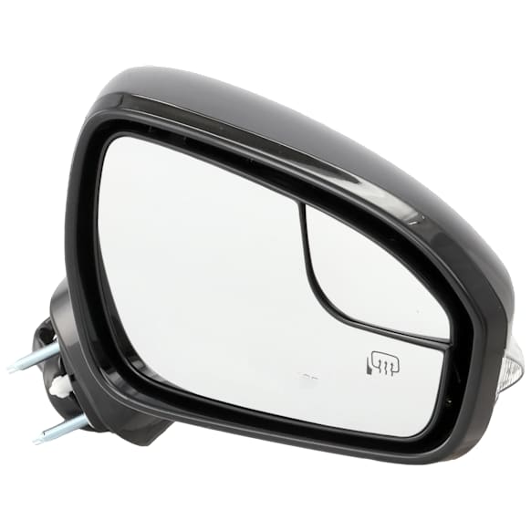 2015-2017 Ford Fusion - Passenger Side Mirror, Power Adjust, Heated, Manual Folding, Paintable, In-housing Signal Light, With Memory, With Puddle Light, No Auto-Dim, With Blind Spot Glass