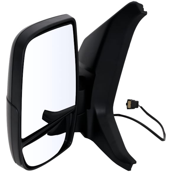 2020-2024 Ford Transit-250 - Driver Side Mirror, Power Adjust, Non-Heated, Manual Folding, Textured Black