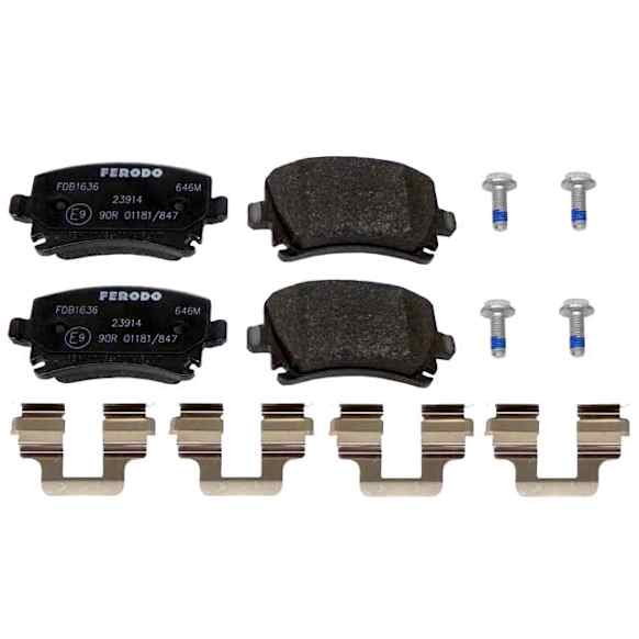 2010 Volkswagen GTI - Rear Semi-metallic Brake Pad Set