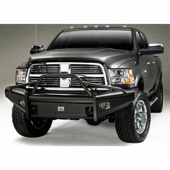 DR10-Q2962-1 Front Black Steel Elite Grille Guard, Powdercoated Black, with Pre-Runner Grille Guard