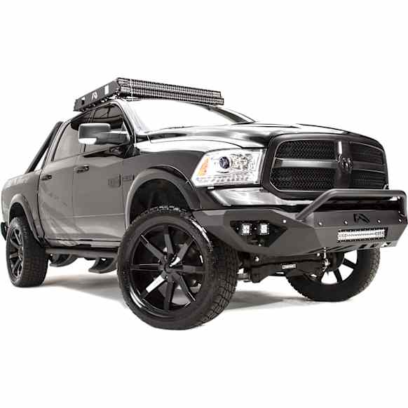 DR13-D2952-1 Front Bumper, Powdercoated Black