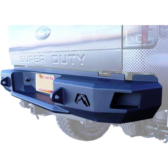 2013 Ford F-350 Super Duty - Rear Bumper, Powdercoated Black
