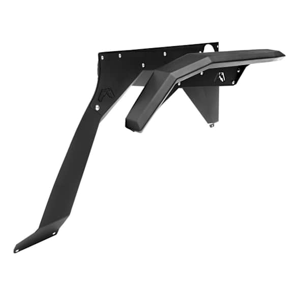 2011 Jeep Wrangler - Rear, Driver and Passenger Side, Fender Flares, Black