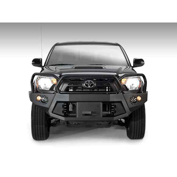 2015 Toyota Tacoma - Front Bumper, With Full Grill Guard, Black