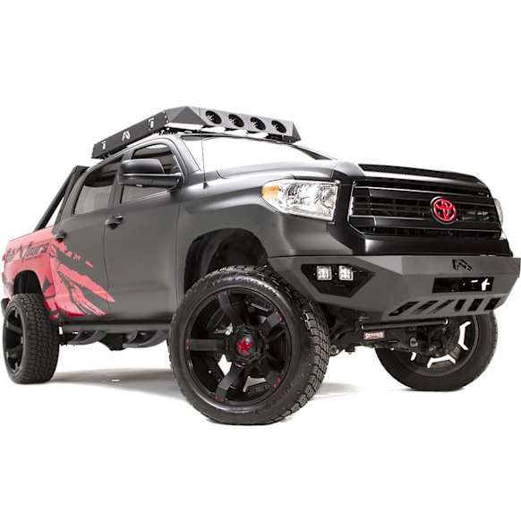 TT14-D2851-1 Front Bumper, Powdercoated Black, No Guard