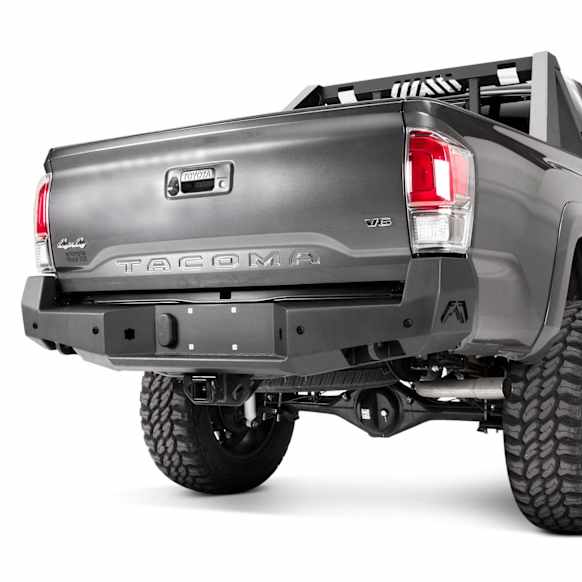 2017 Toyota Tacoma - Rear Bumper, Black