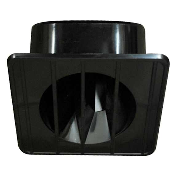 0849-179 Air Vent - Black, Steel, Direct Fit