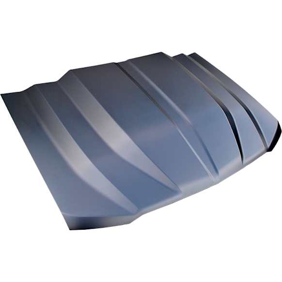 0865-037 Primed Steel Rear-Facing Air Scoop Cowl Hood