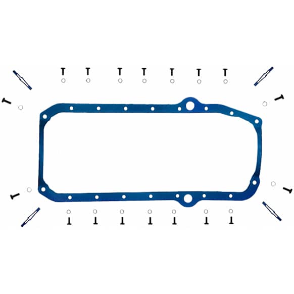 OS 34510 T OE Replacement Series Oil Pan Gasket - Rubber with steel core, Direct Fit, Sold Individually