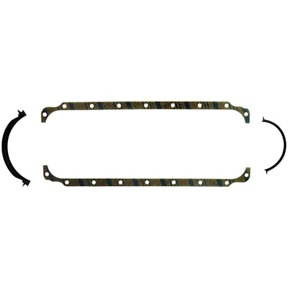 OS 6566 C-3 OE Replacement Series Oil Pan Gasket - Cork and rubber, Direct Fit, Set