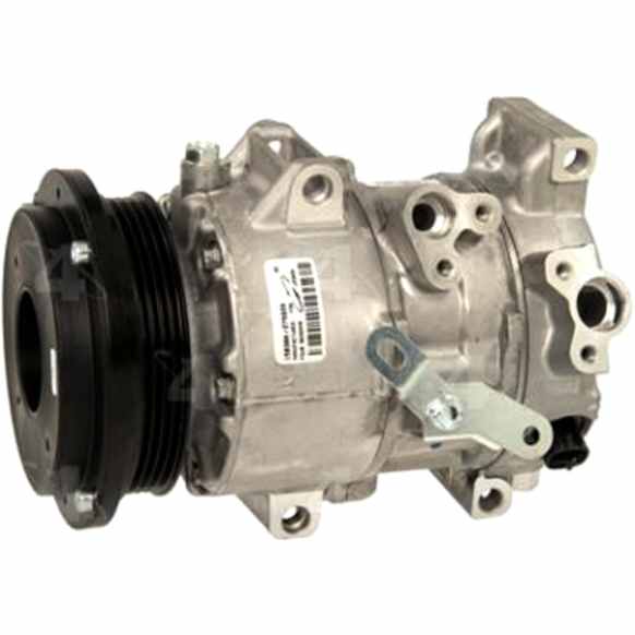 158380 A/C Compressor, With Clutch, 4-Groove Pulley, 4-Seasons OE Replacement