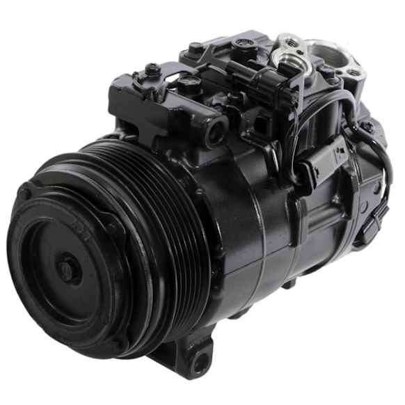 2017 Mercedes Benz E400 - A/C Compressor, with 6SBU16C Compressor, With Clutch, 6-Groove Pulley, 3.0L 6Cyl