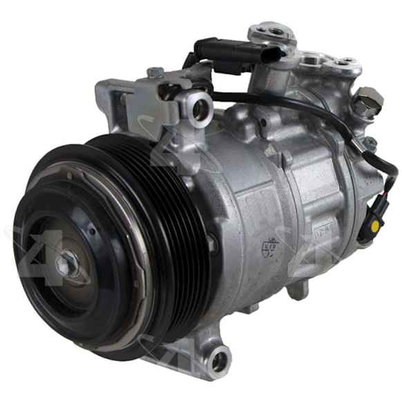 168324 A/C Compressor, With Clutch, 6-Groove Pulley, 4-Seasons A/C Compressor