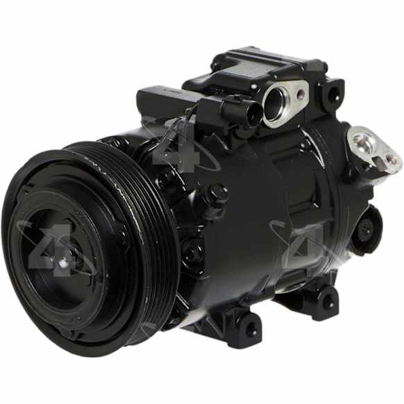 2010 Hyundai Santa Fe - A/C Compressor, with VS18M Compressor, With Clutch, 6-Groove Pulley, 2.4L 4Cyl, 4-Seasons A/C Compressor