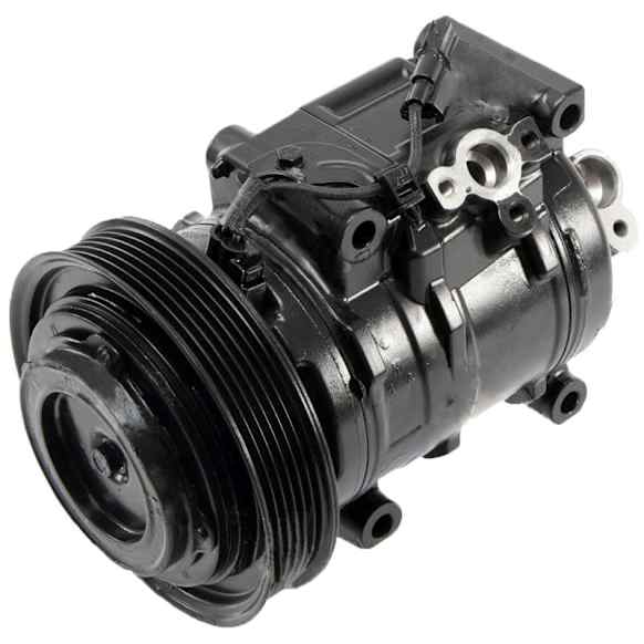 2014 Honda Crosstour - A/C Compressor, with 10SRE18C Compressor, With Clutch, 6-Groove Pulley, 3.5L 6Cyl