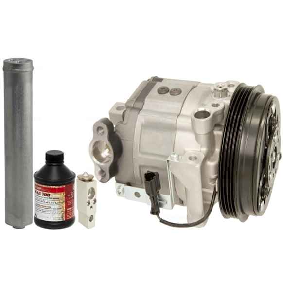 2006 Subaru Forester - A/C Compressor, With DKV14G Compressor, With Clutch, 4-Groove Pulley, PAC-Kits Series