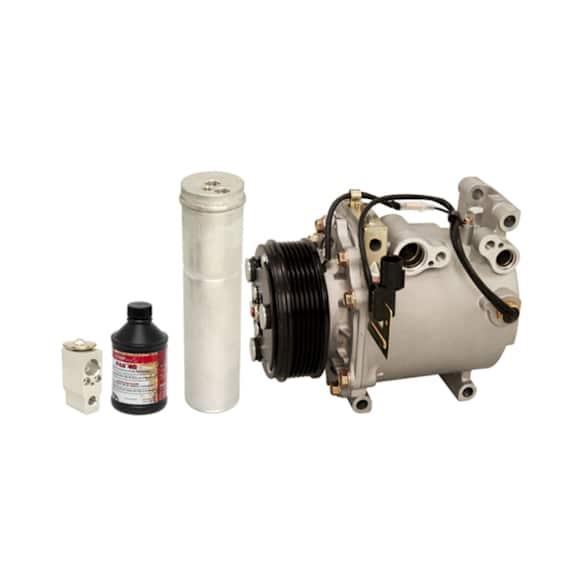 2004 Mitsubishi Galant - A/C Compressor, With Msc105Ca Compressor, 78497 (Comp), 83125 (Filter Drier), 39179 (Exp Valve), 59007 (Oil), O-Rings, With Clutch, 6-Groove Pulley, 2.4L 4Cyl