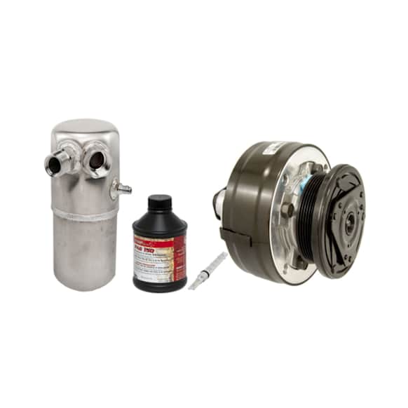 1990 Chevrolet K2500 - A/C Compressor, With Ltr4 Compressor; With Evaporator Mounting Expansion Device, With Clutch, 6-Groove Pulley, 6.2L 8Cyl