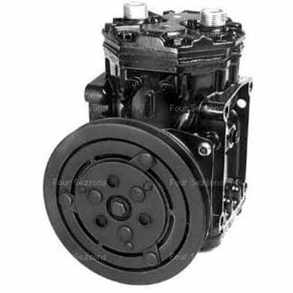 1972 Ford F-250 - A/C Compressor, with York Compressor, with Factory Air, with 6-1/4 in. Dia. Pulley, With Clutch, 1-Groove Pulley, 5.9L 8Cyl, 4-Seasons OE Replacement
