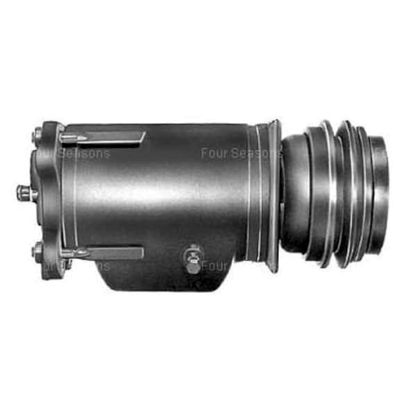 1969 GMC G25/G2500 Van - A/C Compressor, with A6 Compressor, with Metric Threads, with Single Groove Pulley, with 5.12 in. Dia. Pulley, With Clutch, 1-Groove Pulley, 4.1L 6Cyl, 4-Seasons OE Replacement