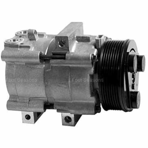 1998 Ford E-350 Econoline - A/C Compressor, With FS10 Compressor, With Clutch, 8-Groove Pulley, 6.8L 10Cyl, 4-Seasons OE Replacement