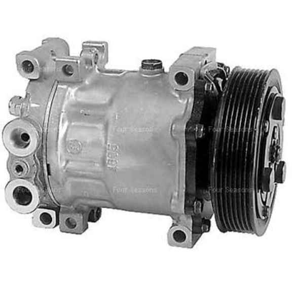 1997 Dodge Ram 1500 - A/C Compressor, with SD7H15 Compressor, U4692, U4605, With Clutch, 7-Groove Pulley, 3.9L 6Cyl, 4-Seasons OE Replacement