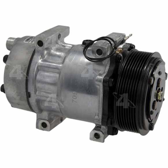 58702 A/C Compressor, With Clutch, 4-Seasons A/C Compressor